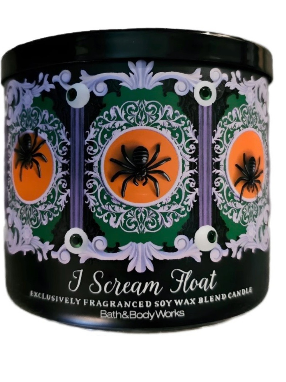 Bath & Body Works I Scream Float Halloween Soy 3 Wick Candle New